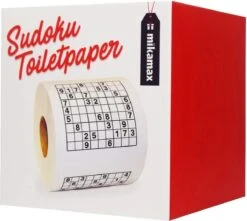 MikaMax Sudoku WC Papier - Sudoku - Iedervel Een Andere Sudoku - Toiletpapier - Puzzels - Puzzel -Huishoudelijke Artikelen Winkel 1200x1074 4