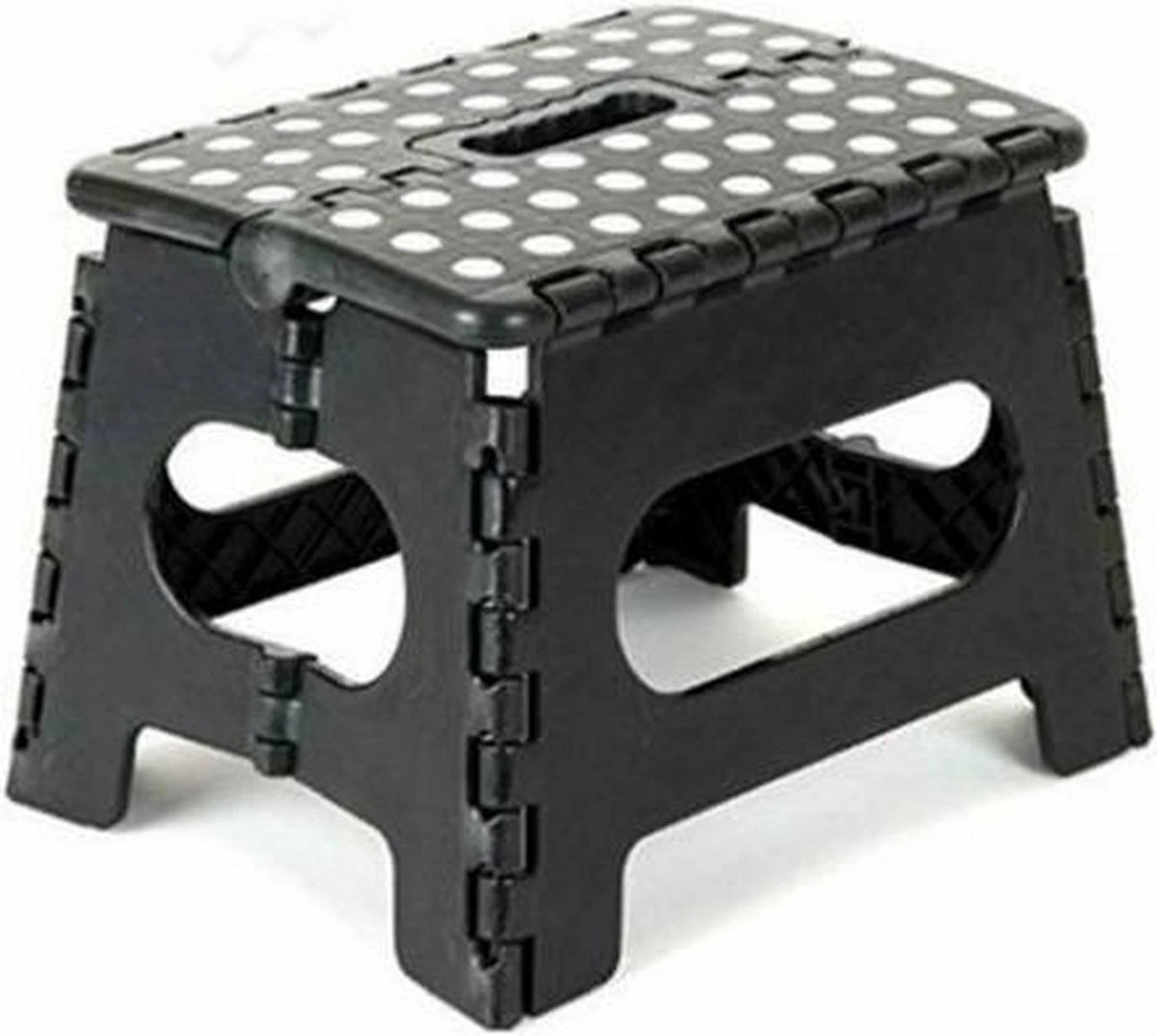 Opvouwbare Kruk - Keukentrap - Zwart 10 Opvouwbare Kruk - Keukentrap - Zwart - Afbeelding 8