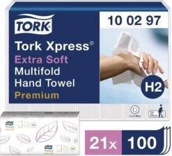 Tork Handdoekpapier Intervouw Super-soft 2-laags 2100 Vel -Huishoudelijke Artikelen Winkel 1200x1088 4