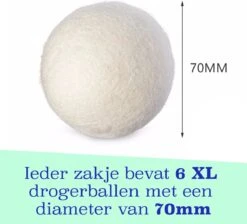 Casa Calma Drogerballen (6 Stuks) - Inclusief Opbergzakje - 100% Natuurlijk Schapenwol - Droger Ballen - Zero Waste Wasverzachter Bollen - Energiebesparend Drogen Met Droogbollen - Dryer Balls - Diervriendelijk & Milieuvriendelijk - Energie Besparen 13 Casa Calma Drogerballen (6 Stuks) - Inclusief Opbergzakje - 100% Natuurlijk Schapenwol - Droger Ballen - Zero Waste Wasverzachter Bollen - Energiebesparend Drogen Met Droogbollen - Dryer Balls - Diervriendelijk & Milieuvriendelijk - Energie Besparen -Huishoudelijke Artikelen Winkel 1200x1090 1