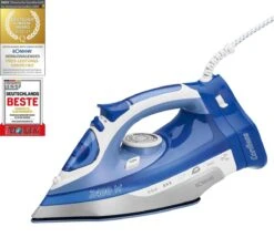 Bomann DB 6006 CB - Stoomstrijkijzer - Draadloos - 2400W - Blauw/Wit 31 Bomann DB 6006 CB - Stoomstrijkijzer - Draadloos - 2400W - Blauw/Wit -Huishoudelijke Artikelen Winkel 1200x1090 5