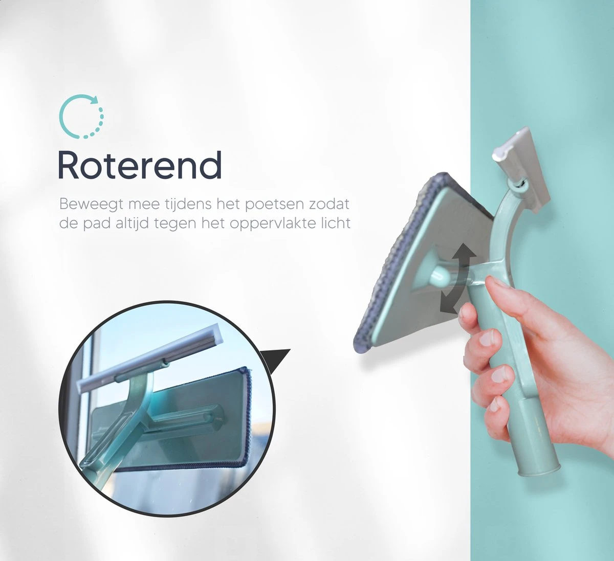 Johannes & Co Raamwisser Met Telescoopsteel 120cm Ruitenreiniger - Ramenwasser - Ramenwisser 7 Johannes & Co Raamwisser Met Telescoopsteel 120cm Ruitenreiniger - Ramenwasser - Ramenwisser - Afbeelding 5