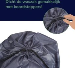 Wonair - Grote Waszak - Wash Me - Wastas - 60x90cm - Grijs - Met Trekkoord 12 Wonair - Grote Waszak - Wash Me - Wastas - 60x90cm - Grijs - Met Trekkoord -Huishoudelijke Artikelen Winkel 1200x1097 4