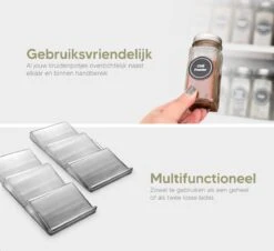 Johannes & Co - 2 Set Kruidenrek Voor Lade - Keuken Organizer - Kruiden Organizer 10 Johannes & Co - 2 Set Kruidenrek Voor Lade - Keuken Organizer - Kruiden Organizer -Huishoudelijke Artikelen Winkel 1200x1097 6