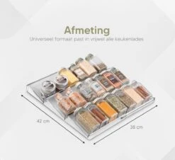 Johannes & Co - 2 Set Kruidenrek Voor Lade - Keuken Organizer - Kruiden Organizer 12 Johannes & Co - 2 Set Kruidenrek Voor Lade - Keuken Organizer - Kruiden Organizer -Huishoudelijke Artikelen Winkel 1200x1097 8