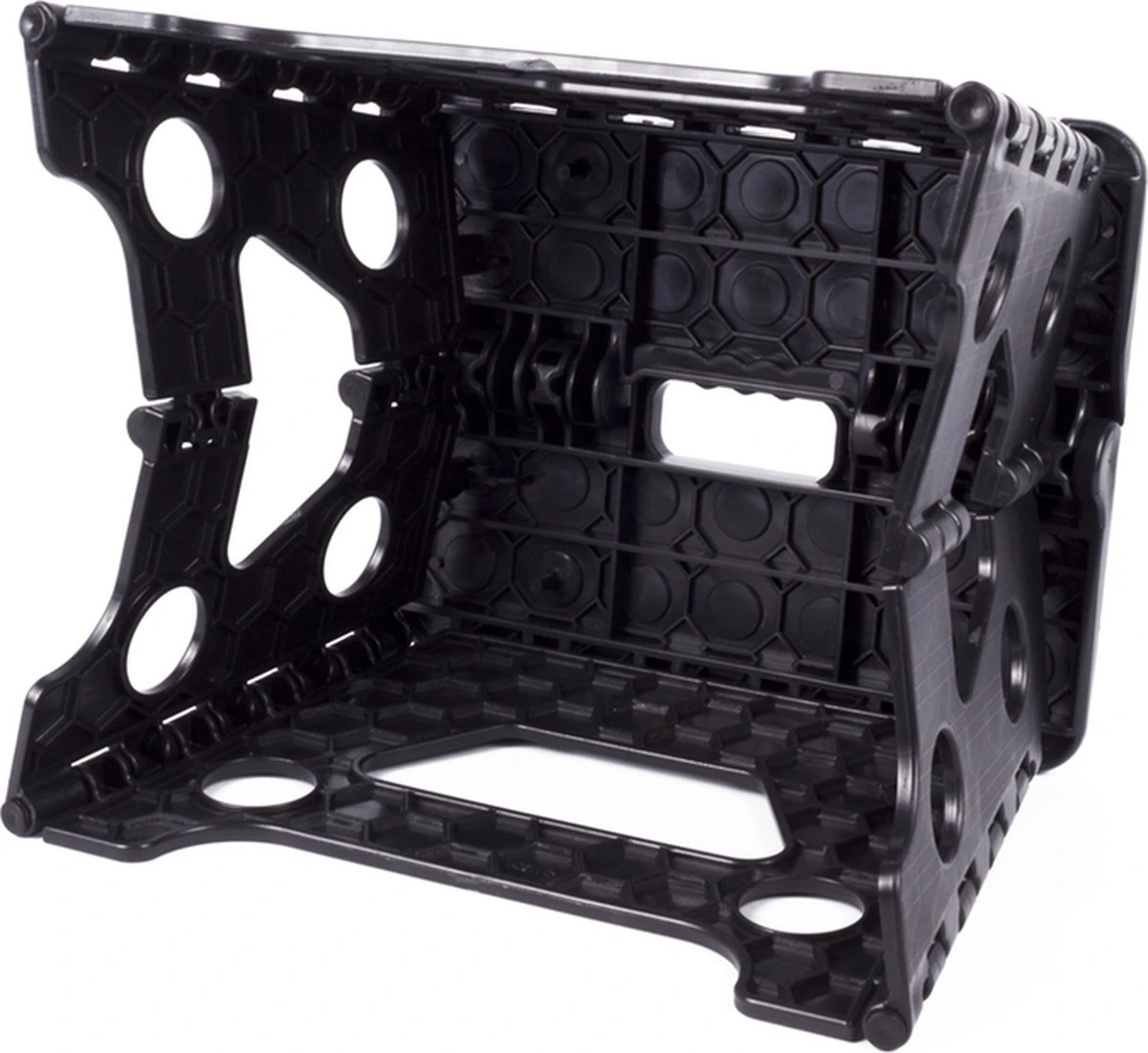 Opvouwbare Kruk - Keukentrap - Zwart 5 Opvouwbare Kruk - Keukentrap - Zwart - Afbeelding 3