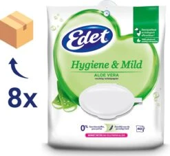 Edet Aloe Vera Vochtig Toiletpapier - 8 X 40 Stuks - Halfjaar Voorraad 7 Edet Aloe Vera Vochtig Toiletpapier - 8 X 40 Stuks - Halfjaar Voorraad -Huishoudelijke Artikelen Winkel 1200x1101 4