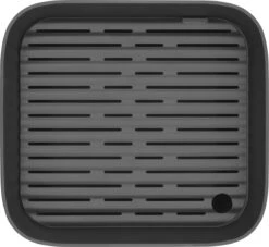 Brabantia SinkSide Afwasbak Vierkant - Met Afdruipschaal - Dark Grey -Huishoudelijke Artikelen Winkel 1200x1105