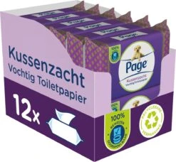 Page Vochtig Toiletpapier - 12 X 38 Stuks - Kussenzacht Vochtig Wc Papier - Voordeelverpakking -Huishoudelijke Artikelen Winkel 1200x1106 5