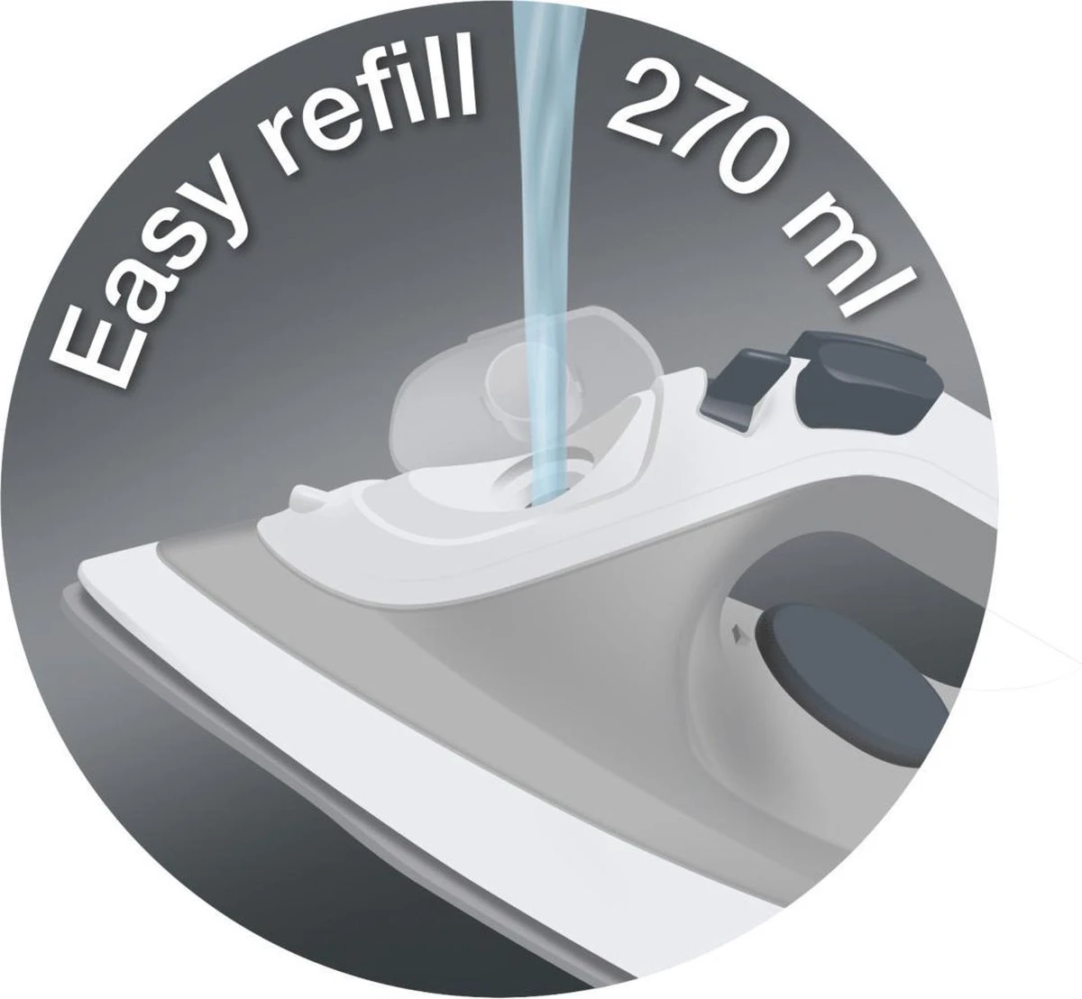 Braun TexStyle 3 - SI 3054 GY - Stoomstrijkijzer - Grijs 7 Braun TexStyle 3 - SI 3054 GY - Stoomstrijkijzer - Grijs - Afbeelding 5