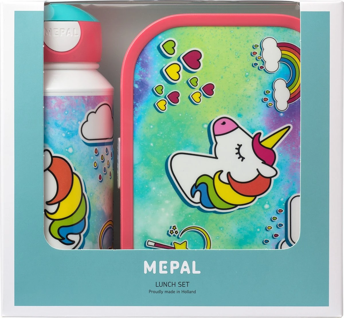 Mepal – Lunchset Campus (pu + Lb) – Pop-up Drinkfles En Broodtrommel Voor Kinderen – Unicorn – Bento Box – Lekvrij 11 Mepal – Lunchset Campus (pu + Lb) – Pop-up Drinkfles En Broodtrommel Voor Kinderen – Unicorn – Bento Box – Lekvrij - Afbeelding 9