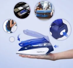 Aigostar Lucas 31PYF - Stoomstrijkijzer Travel/Reisstrijkijzer - 1100W - Paars/Wit 16 Aigostar Lucas 31PYF - Stoomstrijkijzer Travel/Reisstrijkijzer - 1100W - Paars/Wit -Huishoudelijke Artikelen Winkel 1200x1112 5