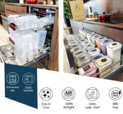 Empyrea Set Van 24 Luchtdichte Vershouddozen, Voorraad Bussen Opslag En Organisatie, Keuken En Voedselcontainer, Voorraadpotten Van Kunststof, BPA-vrij, 72 Etiketten, 3 Markers En 8 Lepels Meegeleverd | Keuken Organizer Voorraadcontainers 11 Empyrea Set Van 24 Luchtdichte Vershouddozen, Voorraad Bussen Opslag En Organisatie, Keuken En Voedselcontainer, Voorraadpotten Van Kunststof, BPA-vrij, 72 Etiketten, 3 Markers En 8 Lepels Meegeleverd | Keuken Organizer Voorraadcontainers -Huishoudelijke Artikelen Winkel 1200x1117 1