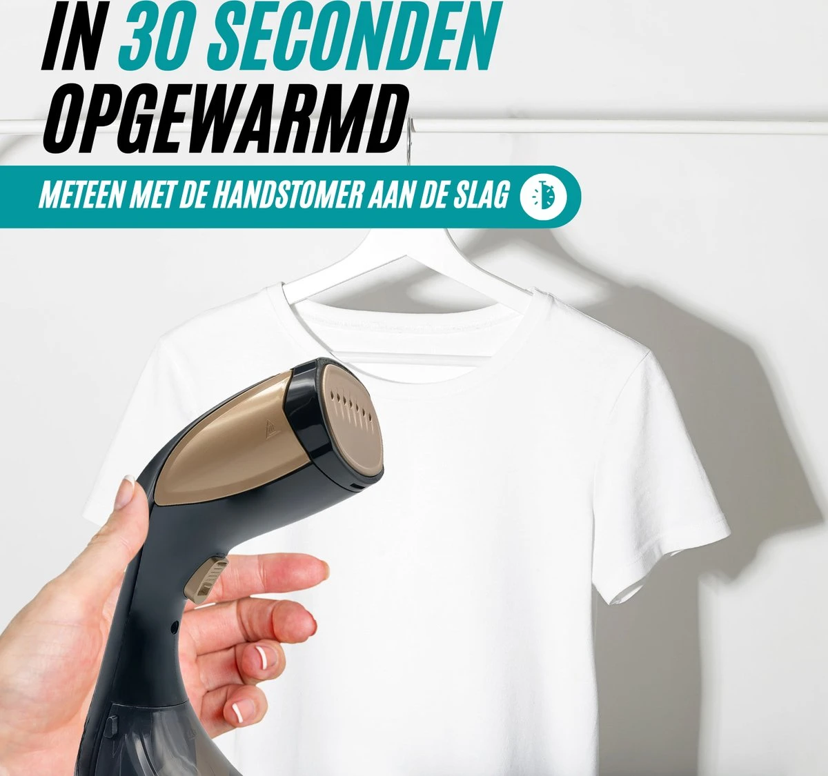 RYER Kledingstomer - Keramische Zool - Met Extra Opzetstuk - Afneembare Watertank 8 RYER Kledingstomer - Keramische Zool - Met Extra Opzetstuk - Afneembare Watertank - Afbeelding 6