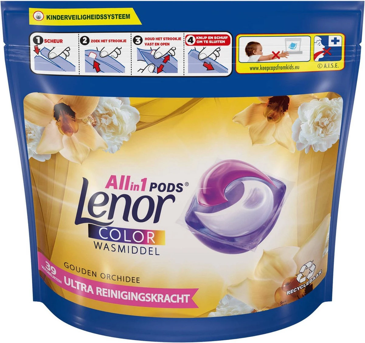 Lenor Allin1 PODS - Wasmiddelcapsules - Gold Orchid - 39 Wasbeurten 3 Lenor Allin1 PODS - Wasmiddelcapsules - Gold Orchid - 39 Wasbeurten