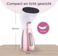 Luxe Kledingstomer - Handstomer - Handstoomreiniger - Stoomstrijkijzer - Stomer Kleding - Voor Op Reis - Roze 16 Luxe Kledingstomer - Handstomer - Handstoomreiniger - Stoomstrijkijzer - Stomer Kleding - Voor Op Reis - Roze -Huishoudelijke Artikelen Winkel 1200x1145 6