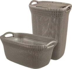 Curver Knit Wasmand - 40L - Harvest Brown -Huishoudelijke Artikelen Winkel 1200x1149