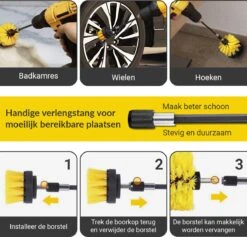 ESSIBLE Borstelboor - Set 20 Stuks - Schrobborstel - Polypropyleen - Borstel Boormachine - Schrobborstel - Schuurborstel - Automatische Reiniging - 20 Delige Borstelset Voor Boormachine 15 ESSIBLE Borstelboor - Set 20 Stuks - Schrobborstel - Polypropyleen - Borstel Boormachine - Schrobborstel - Schuurborstel - Automatische Reiniging - 20 Delige Borstelset Voor Boormachine -Huishoudelijke Artikelen Winkel 1200x1150 5