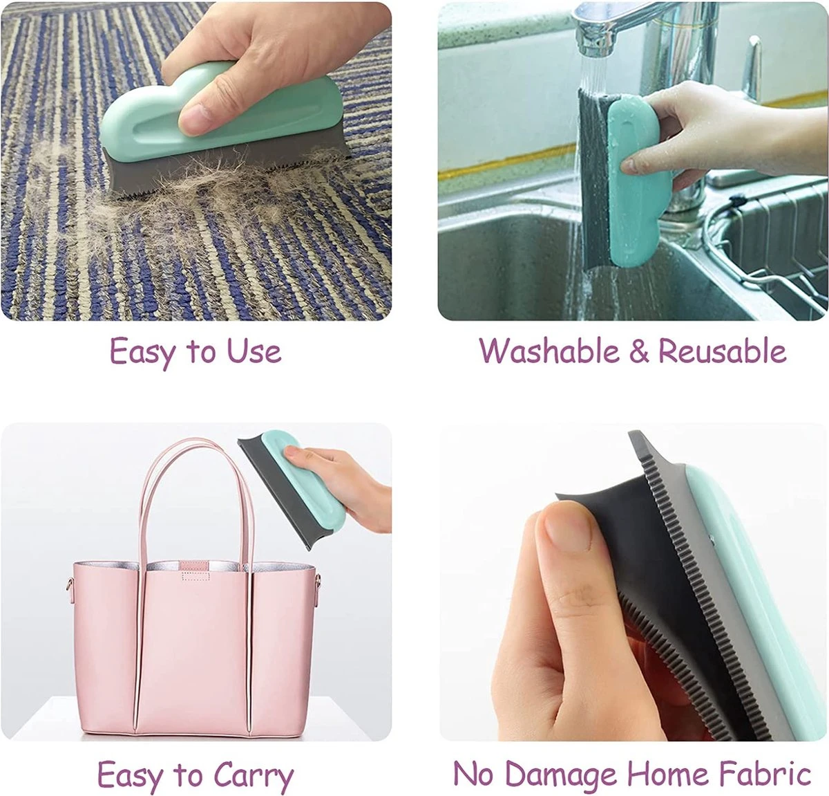 PETDOM Mini Haarverwijderaar Voor Huisdieren - Hondenharen - Kattenharen - Pluizenverwijderaar - Hondenborstel 7 PETDOM Mini Haarverwijderaar Voor Huisdieren - Hondenharen - Kattenharen - Pluizenverwijderaar - Hondenborstel - Afbeelding 5