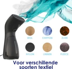 Luxe Kledingstomer - Handstomer - Handstoomreiniger - Stoomstrijkijzer - Stomer Kleding - Voor Op Reis - Zwart -Huishoudelijke Artikelen Winkel 1200x1151 7