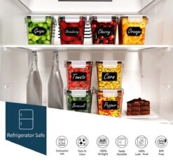 Empyrea Set Van 24 Luchtdichte Vershouddozen, Voorraad Bussen Opslag En Organisatie, Keuken En Voedselcontainer, Voorraadpotten Van Kunststof, BPA-vrij, 72 Etiketten, 3 Markers En 8 Lepels Meegeleverd | Keuken Organizer Voorraadcontainers 12 Empyrea Set Van 24 Luchtdichte Vershouddozen, Voorraad Bussen Opslag En Organisatie, Keuken En Voedselcontainer, Voorraadpotten Van Kunststof, BPA-vrij, 72 Etiketten, 3 Markers En 8 Lepels Meegeleverd | Keuken Organizer Voorraadcontainers -Huishoudelijke Artikelen Winkel 1200x1154 1