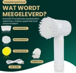 Apeiron Elektrische Schoonmaakborstel - Poetsmachine - Poliermachine - Schrobborstel - Handborstel - Werkborstel - Schrobber - Boorborstel - Wasborstel - Schoonmaakmiddelen - Reinigingsborstel - 3 Opzetstukken 24 Apeiron Elektrische Schoonmaakborstel - Poetsmachine - Poliermachine - Schrobborstel - Handborstel - Werkborstel - Schrobber - Boorborstel - Wasborstel - Schoonmaakmiddelen - Reinigingsborstel - 3 Opzetstukken -Huishoudelijke Artikelen Winkel 1200x1156 10