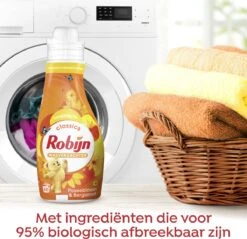 Robijn Classics Passiebloem & Bergamot Wasverzachter - 8 X 30 Wasbeurten - Voordeelverpakking -Huishoudelijke Artikelen Winkel 1200x1159 2