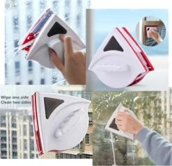 Merkloos Magnetische Raamwisser - Ruitenreiniger - Inclusief 24 Sponsjes + 4 Wissers + 4 Buttons -Huishoudelijke Artikelen Winkel 1200x1159 4