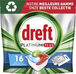 Dreft Platinum Plus All In One Machine Clean - Vaatwastabletten - 80 Tabletten -Huishoudelijke Artikelen Winkel 1200x1160 10