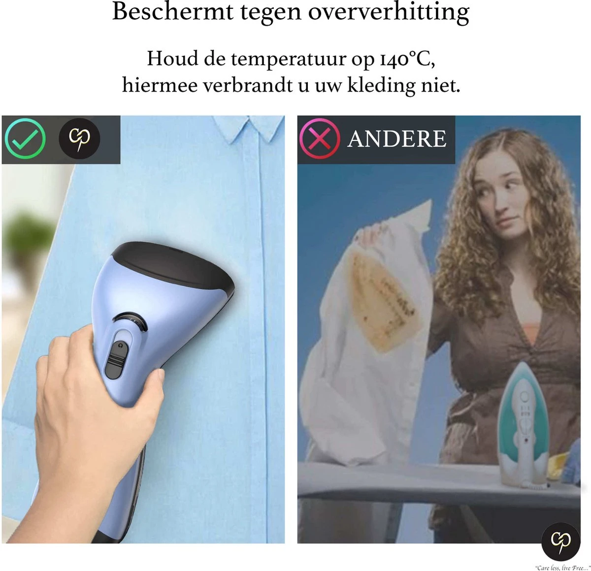 Carefree Kledingstomer - Handstomer - Stomer Kleding - Stoomstrijkijzer - Kleding Stomer - Blauw - Sinterklaas- 10 Carefree Kledingstomer - Handstomer - Stomer Kleding - Stoomstrijkijzer - Kleding Stomer - Blauw - Sinterklaas- - Afbeelding 8