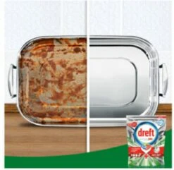 Dreft Platinum Plus All In One Deep Clean - Vaatwastabletten - Voordeelverpakking 5 X 16 Stuks -Huishoudelijke Artikelen Winkel 1200x1170 4