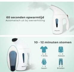 LifeGoods Kledingstomer - Handstomer Voor Kleding/Textiel/Stof - 180ML Tank - Wit -Huishoudelijke Artikelen Winkel 1200x1172 5