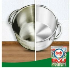 Dreft Platinum Plus All In One - Vaatwastabletten - Voordeelverpakking 5 X 16 Stuks -Huishoudelijke Artikelen Winkel 1200x1173 3