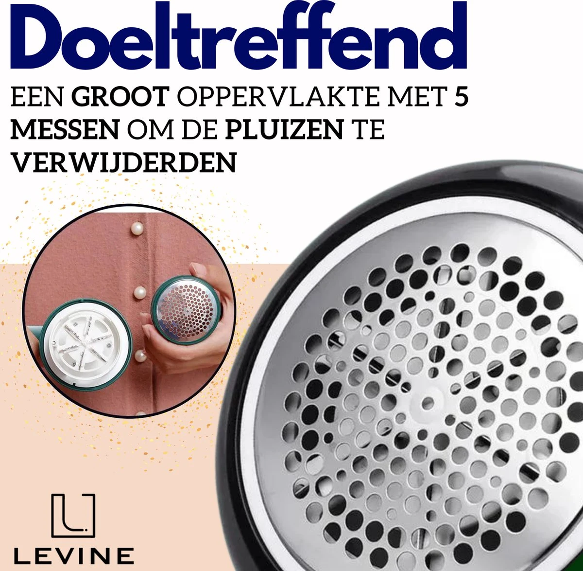 Levine Pluizenverwijderaar - Pluizentondeuse - Ontpluizer - Premium Lint Remover - Elektrisch - Oplaadbaar - Inclusief Oplader 6 Levine Pluizenverwijderaar - Pluizentondeuse - Ontpluizer - Premium Lint Remover - Elektrisch - Oplaadbaar - Inclusief Oplader - Afbeelding 4