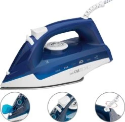 Clatronic DB 3704 - Stoomstrijkijzer Met 7 Functies -roestvrijstalen Speciale Zool - Traploze Temperatuurregeling. -Huishoudelijke Artikelen Winkel 1200x1174 15