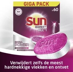 SUN® Sun Expert All-in 1 Vaatwastabletten - 60 Tabletten - Voordeelverpakking 14 SUN® Sun Expert All-in 1 Vaatwastabletten - 60 Tabletten - Voordeelverpakking -Huishoudelijke Artikelen Winkel 1200x1176 1