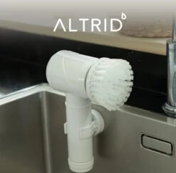 Altrid Elektrische Schoonmaakborstel - Oplaadbaar - Verbeterde Versie - 3 Opzetstukken - Poetsmachine - Handborstel - Schrobborstel - Schrobber - Reinigingsborstel - Schoonmaakmiddelen -Huishoudelijke Artikelen Winkel 1200x1176 5