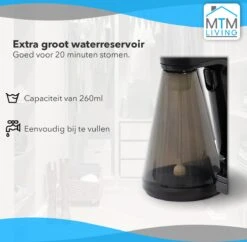 MTM Kledingstomer - Handstomer Kleding - Zwart - Stoomreiniger - Stoomapparaat Kleding 10 MTM Kledingstomer - Handstomer Kleding - Zwart - Stoomreiniger - Stoomapparaat Kleding -Huishoudelijke Artikelen Winkel 1200x1178 16