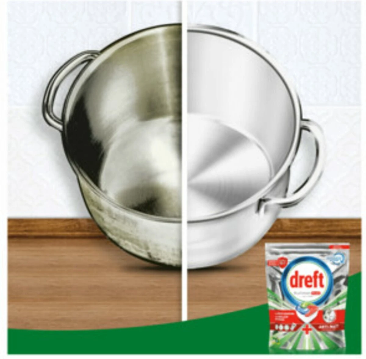 Dreft Platinum Plus All In One - Vaatwastabletten - Citroen - Voordeelverpakking 5 X 16 Stuks 7 Dreft Platinum Plus All In One - Vaatwastabletten - Citroen - Voordeelverpakking 5 X 16 Stuks - Afbeelding 5