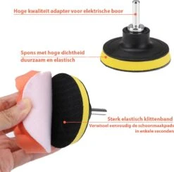 Borstelset Boormachine 25 Delig - Schuursponsjes- Schrobborstel – Boorborstel – Schuurborstel - Borstel Boormachine – Schoonmaakborstel – Reinigingsborstel – Tapijtreiniger - Borstelset -Huishoudelijke Artikelen Winkel 1200x1184 17