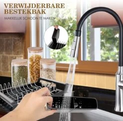 MIRI Afdruiprek – Afwasrek – Uitschuifbaar – Met Lekbak In Gootsteen – Afwas – Roestvrij Staal – Zwart 15 MIRI Afdruiprek – Afwasrek – Uitschuifbaar – Met Lekbak In Gootsteen – Afwas – Roestvrij Staal – Zwart -Huishoudelijke Artikelen Winkel 1200x1185 4