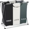 Wasmand 3 Vakken 90L - Opvouwbare Wassorteerder Met NL Opdruk - Aluminium Frame - 1 Wasmand 3 Vakken 90L - Opvouwbare Wassorteerder Met NL Opdruk - Aluminium Frame - -Huishoudelijke Artikelen Winkel 1200x1186 6