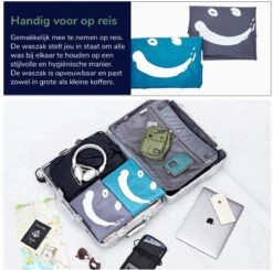 Wonair - Waszakken Voor Wasgoed - 60x90cm - Hemelsblauw - Met Trekkoord -Huishoudelijke Artikelen Winkel 1200x1189 1