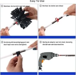 Kibani Schoorsteenborstel 9 Meter - Schoorsteenreiniger - Schoorsteenveger - Schoorsteenveegset - Schoorsteen Borstel - Veegkit - Borstelset Voor Boormachine - Boormachine 12 Kibani Schoorsteenborstel 9 Meter - Schoorsteenreiniger - Schoorsteenveger - Schoorsteenveegset - Schoorsteen Borstel - Veegkit - Borstelset Voor Boormachine - Boormachine -Huishoudelijke Artikelen Winkel 1200x1189 13