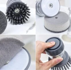 Afwasborstel Met Zeepdispenser – Met 3 Verschillende Opzet Stukken – Inclusief Houder – Grijs – Afwas Borstel Zeepreservoir – Zeep Handborstel – Doseerpomp – Afwasmiddel Dispenser – Navulbaar 11 Afwasborstel Met Zeepdispenser – Met 3 Verschillende Opzet Stukken – Inclusief Houder – Grijs – Afwas Borstel Zeepreservoir – Zeep Handborstel – Doseerpomp – Afwasmiddel Dispenser – Navulbaar -Huishoudelijke Artikelen Winkel 1200x1189 9