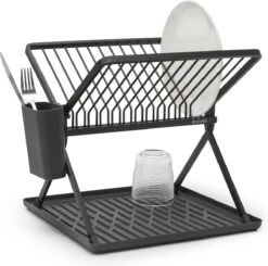 Brabantia SinkSide Afdruiprek - Inklapbaar - Compact - Dark Grey -Huishoudelijke Artikelen Winkel 1200x1191 8