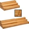 Merkloos Decopatent® Kruidenrekje Uitschuifbaar - Staand 3 Laags Kruidenrek Voor 36 Kruidenpotjes - Specerijen Rek - Bamboe Hout -Huishoudelijke Artikelen Winkel 1200x1193 5
