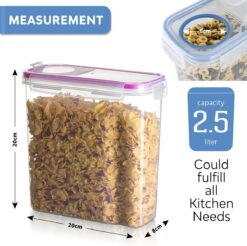 TNM Luxe Luchtdichte Voorraadbussen Set (4x2,5L) – Voorraadpotten - 4 Kleuren 15 TNM Luxe Luchtdichte Voorraadbussen Set (4x2,5L) – Voorraadpotten - 4 Kleuren -Huishoudelijke Artikelen Winkel 1200x1193 7