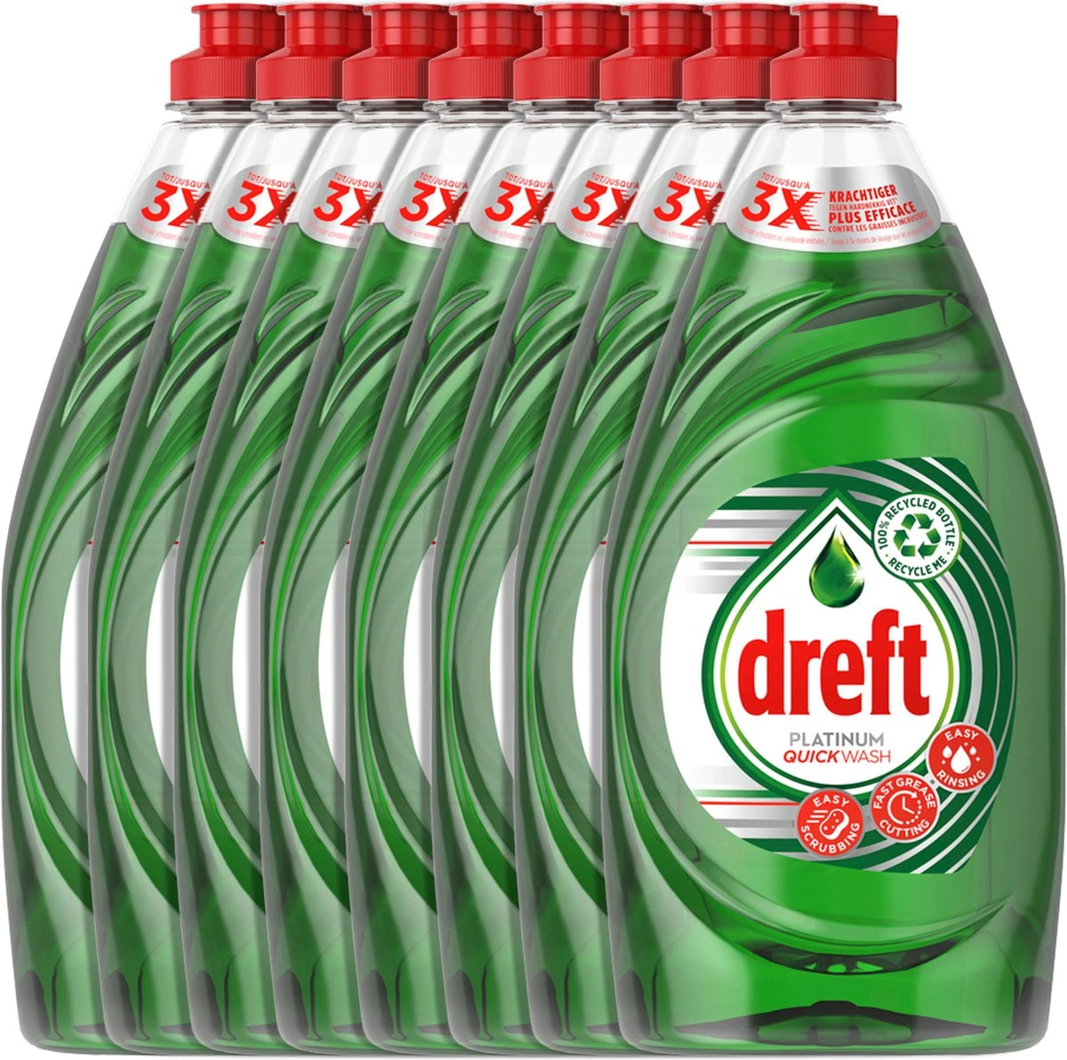 Dreft Platinum Quickwash Original - Vloeibaar Afwasmiddel - Tot 3x Sneller Schoonmaken Van Het Vet - Voordeelverpakking 8 X 780ml 3 Dreft Platinum Quickwash Original - Vloeibaar Afwasmiddel - Tot 3x Sneller Schoonmaken Van Het Vet - Voordeelverpakking 8 X 780ml