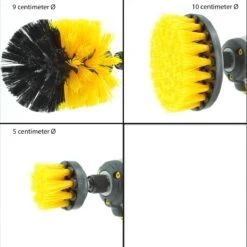 Merkloos Kibani 3 Delige Borstelset Voor Boormachine - Schrobborstel - Polypropyleen - Borstel Boormachine - Schuurborstel - Automatische Reiniging - Reinigingsborstels Voor Boormachine - Schoonmaakborstel -Huishoudelijke Artikelen Winkel 1200x1198 67